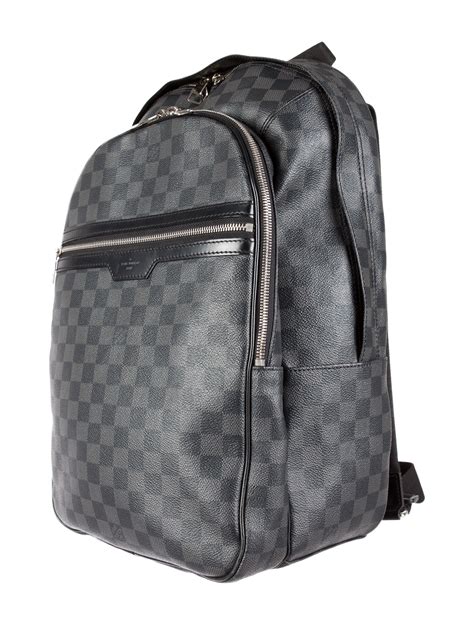 louis vuitton michael damier backpack replica|louis vuitton checkered bag.